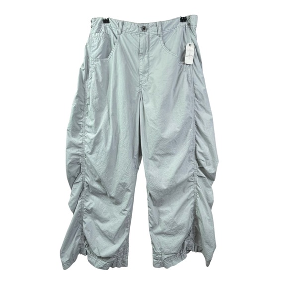 Pilcro Pants - Anthropologie Pilcro Baggy Parachute Harem Pants Womens 30 Gray Lightweight